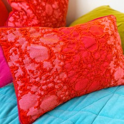 Cushion Cover cross stitch brilliant orange 3050