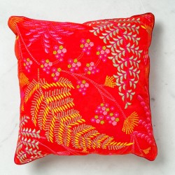 Cushion Cover Ferns brilliant orange 5050
