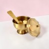 Mini brass trinket with lid Cake