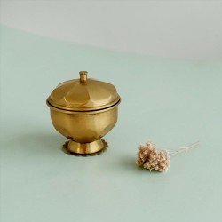 Mini Vide-Poche Laiton avec couvercle Cake