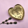Mini Trinket Heart Brass little things
