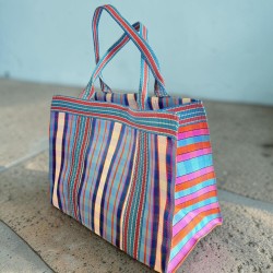 Shopper plastique recyclé good vibes