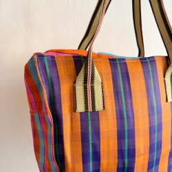 Shopper plastique recyclé Zip crab in love