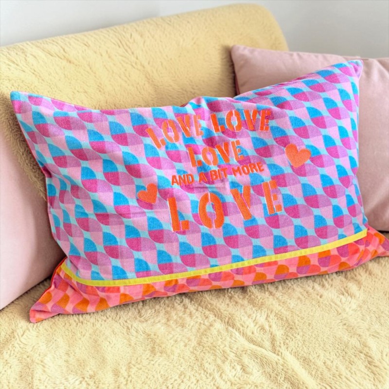 Housse de Coussin Waves Love love 4060