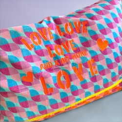 Housse de Coussin Waves Love love 4060