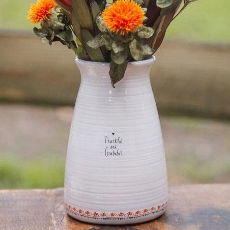 Vase Blumenstrauß Thankful