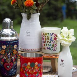 Vase Blumenstrauß Thankful