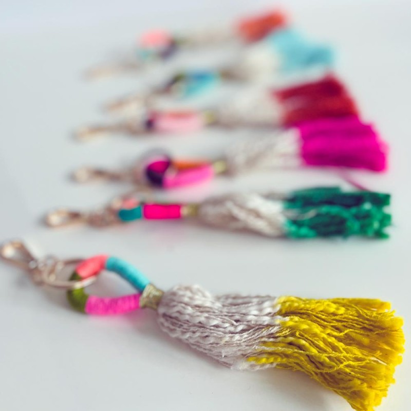 Schlüsselanhänger Multi wrap tiedye