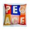 Kissenhülle colorblock Peace 4040