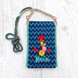 Handytäschchen Moin Muster