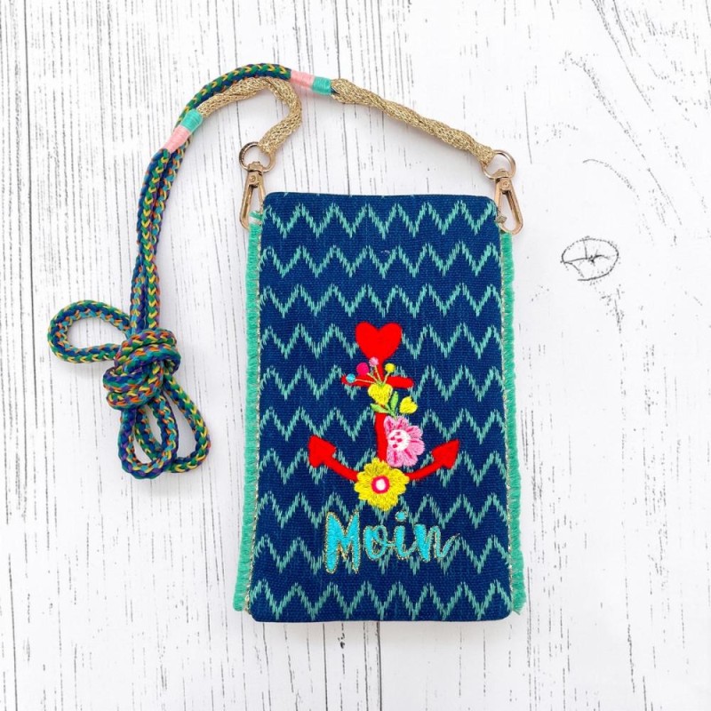 Handytäschchen Moin Muster