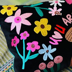 Kissenhülle Samt Enough 3050