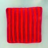 Cushion Cover Box Velvet Pinstripe orange 40405