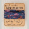 Stirn- und Haarband Boho Half Bandeau Watercolor ind fl