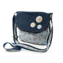Shoulder bag-Caria sm blue
