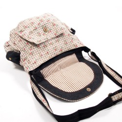 Shoulder bag-Caria lg brown