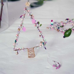 Decoration FUNKEL Tannenbaum pastell