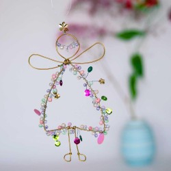 Decoration FUNKEL Engel pastell