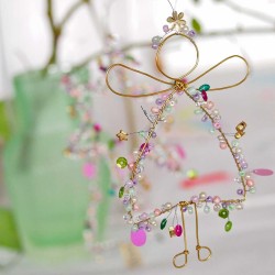Decoration FUNKEL Engel pastell