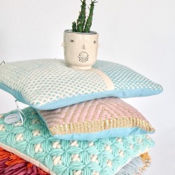 Housse de Coussin Laine Classic 3050ltblue