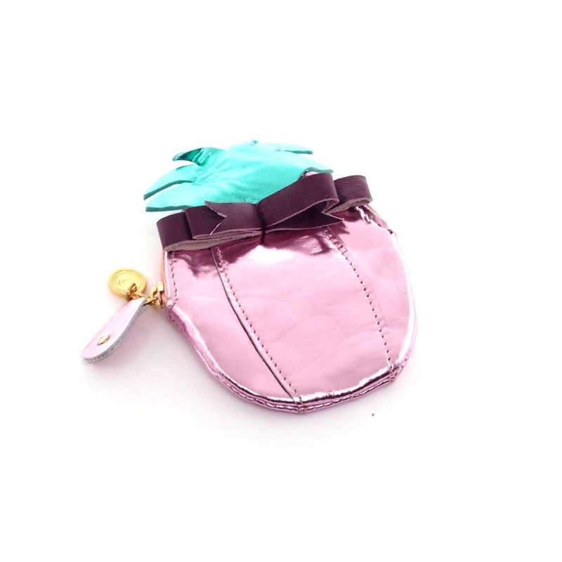 Täschchen diamond Pineapple pink metallic