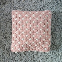 Kissenhülle Woven Classic 4040rustypink