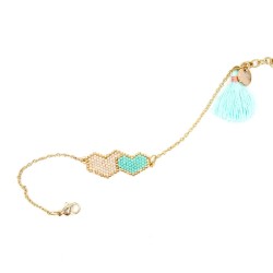 Bracelet Pearl 2 Heart