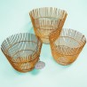 Basket Metal Gold Set3-Muster