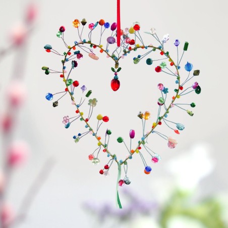Decoration FUNKEL rotes Herz