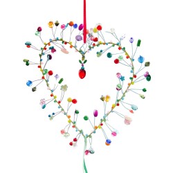 Decoration FUNKEL rotes Herz