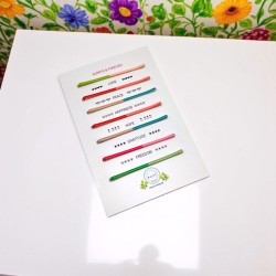 Barrettes émail Set7