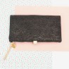 Portemonnaie HK zip Leder Golddust