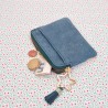 Portemonnaie Mini Zip Leder Golddust