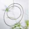 Decoration FUNKEL Beads Doppelkreis silver
