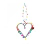 Decoration Funkel Heart 7 rainbow