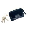 Porte-monnaie Mini zip BUBBLE suede black