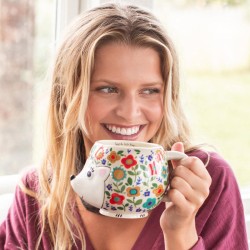 Mug Folk Art Hedgehog Igel