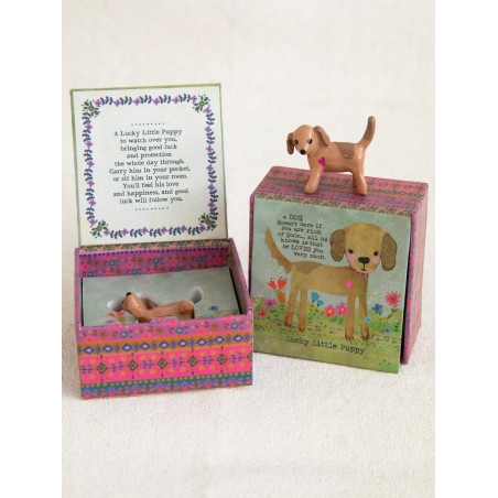 Glücksbringer in a Box Puppy- Hündchen
