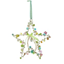 Dekoration FUNKEL Stern 17 Pastel