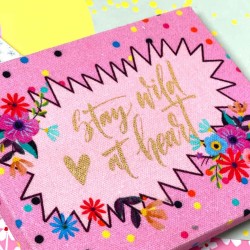 Wandbild at heart