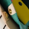 Handytäschchen colorblock ltblue
