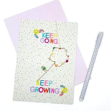 Carte + enveloppe Keep Going