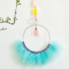Decoration Feather mintgreen