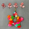 Dekoration Pompom Star L