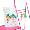 Boucles d´Oreilles Flowerbunch Stones