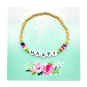 Bracelet Happy b/w gold