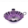 Candle holder Sparkle Viola L