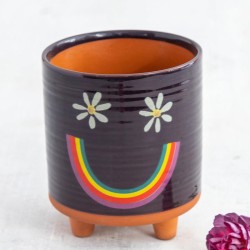 Cachepot cactus artisan Smiley