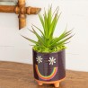 Cachepot cactus artisan Smiley
