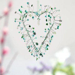 Decoration Herz mint